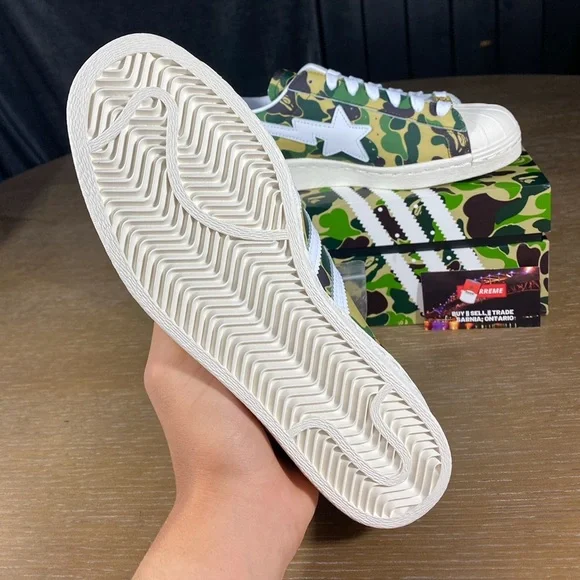 Adidas Superstar X Bape ABC Camo “Green” - Picture 3 of 11